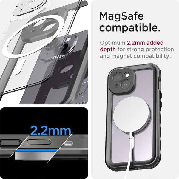 Redpepper Waterproof Magsafe Case for iPhone 15 Plus