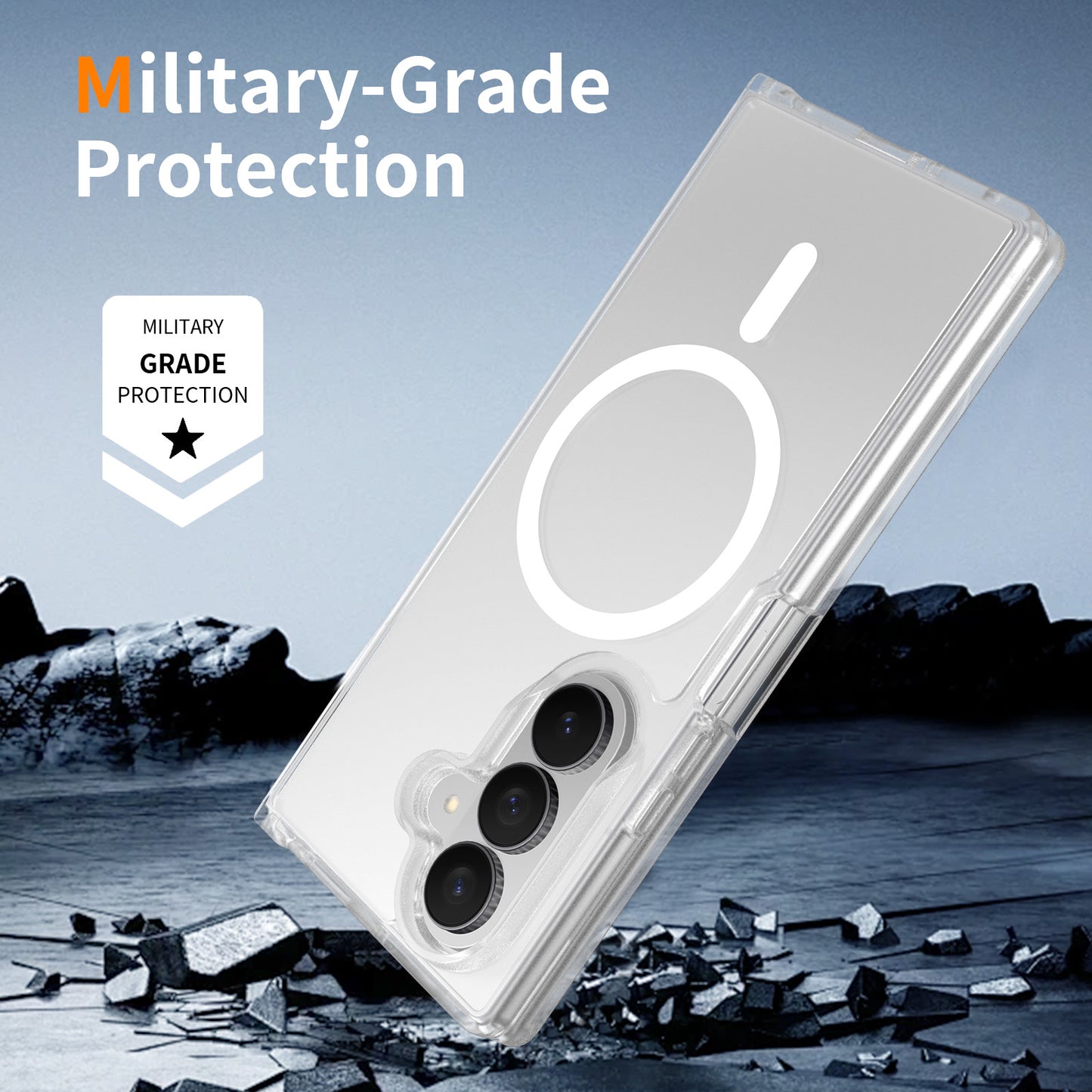 Magsafe Compatible Matte Case for Samsung Galaxy Z Fold 8 Ultra
