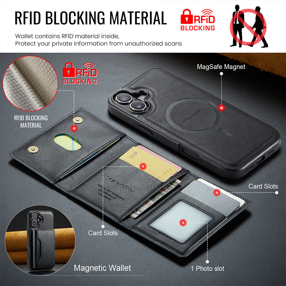 Magsafe compatible Wallet Case for iPhone 16