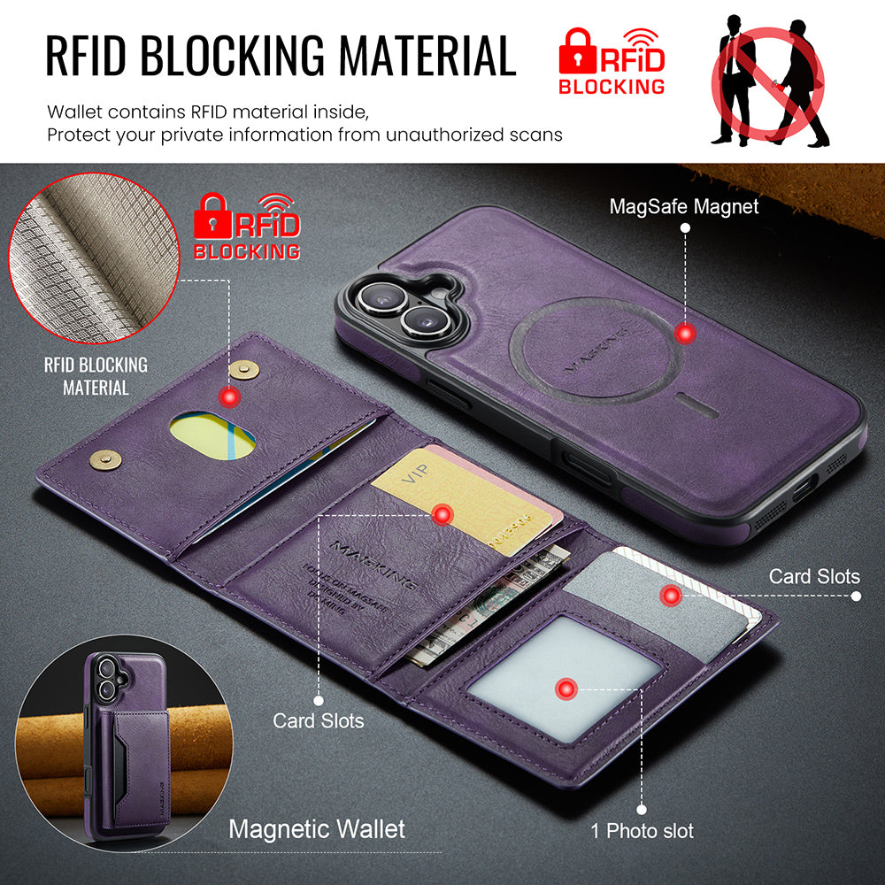 Magsafe compatible Wallet Case for iPhone 16