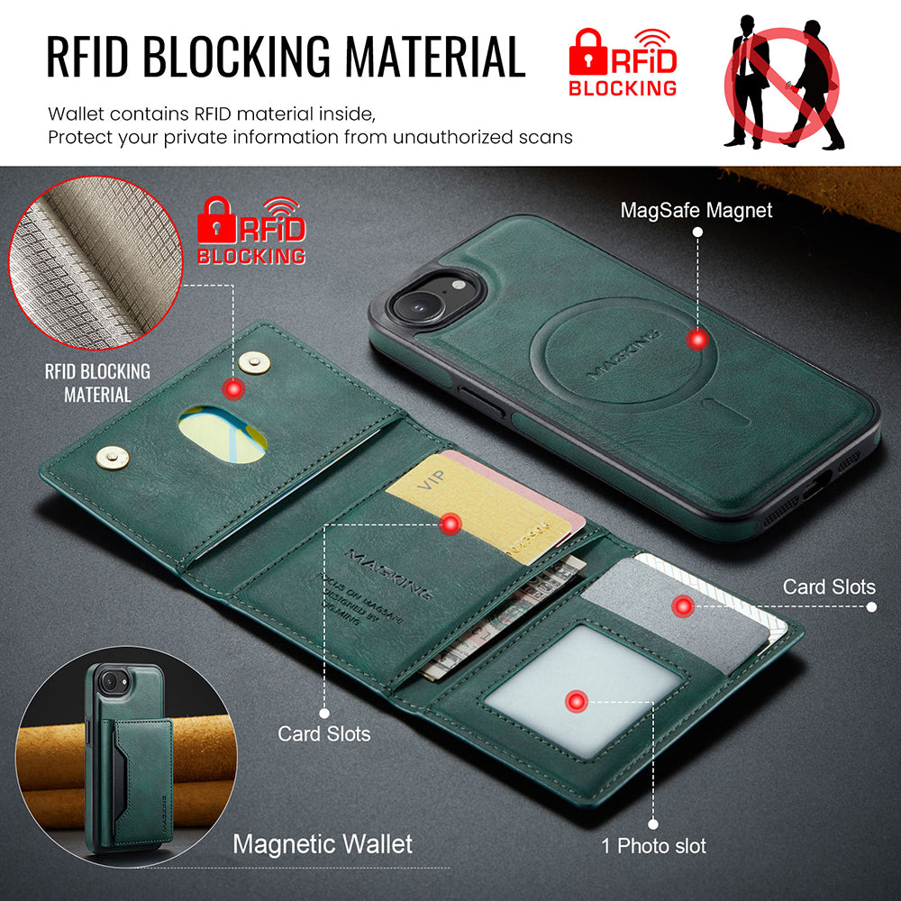 Magsafe compatible Wallet Case for iPhone 16e