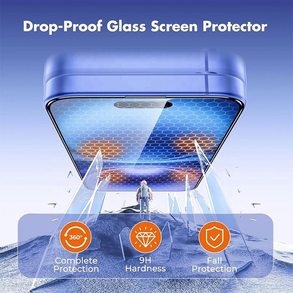 Full Cover Glass Screen Protector for iPhone 15 Pro Max