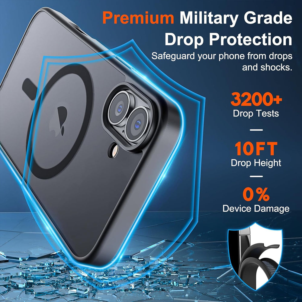 Matte Magsafe Compatible Case for iPhone 17