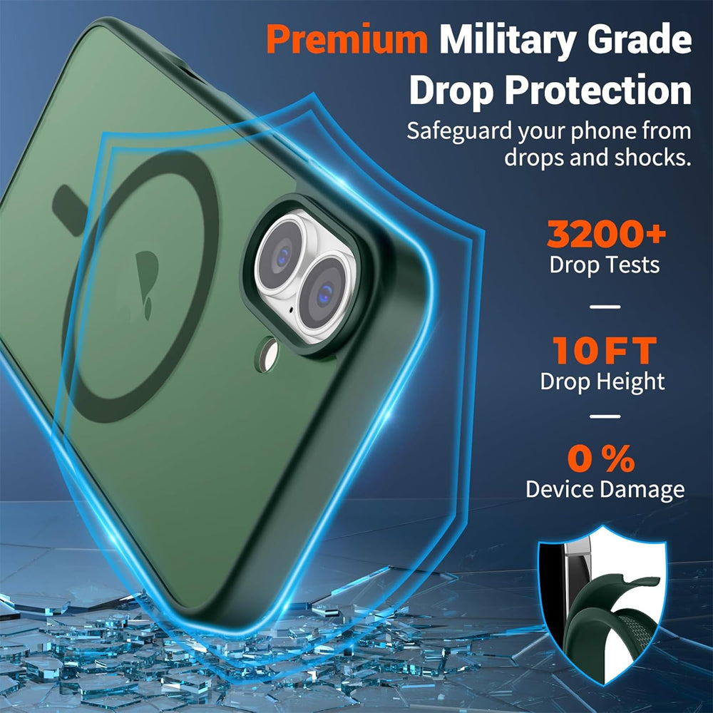 Matte Magsafe Compatible Case for iPhone 17