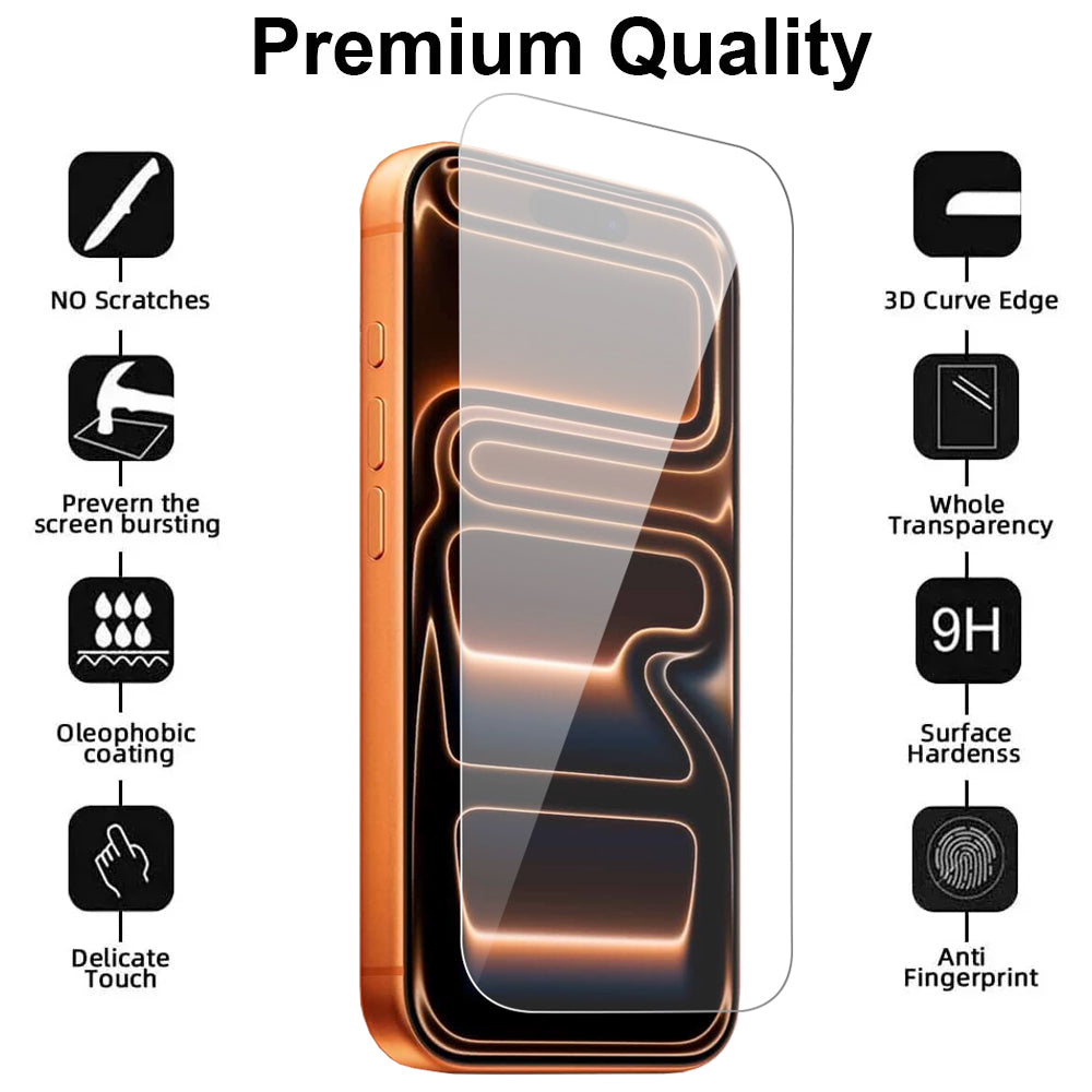Glass Screen Protector for iPhone 17 Pro