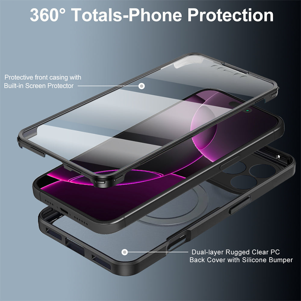 360 Thin Magsafe Compatible case for iPhone 17 Pro Max