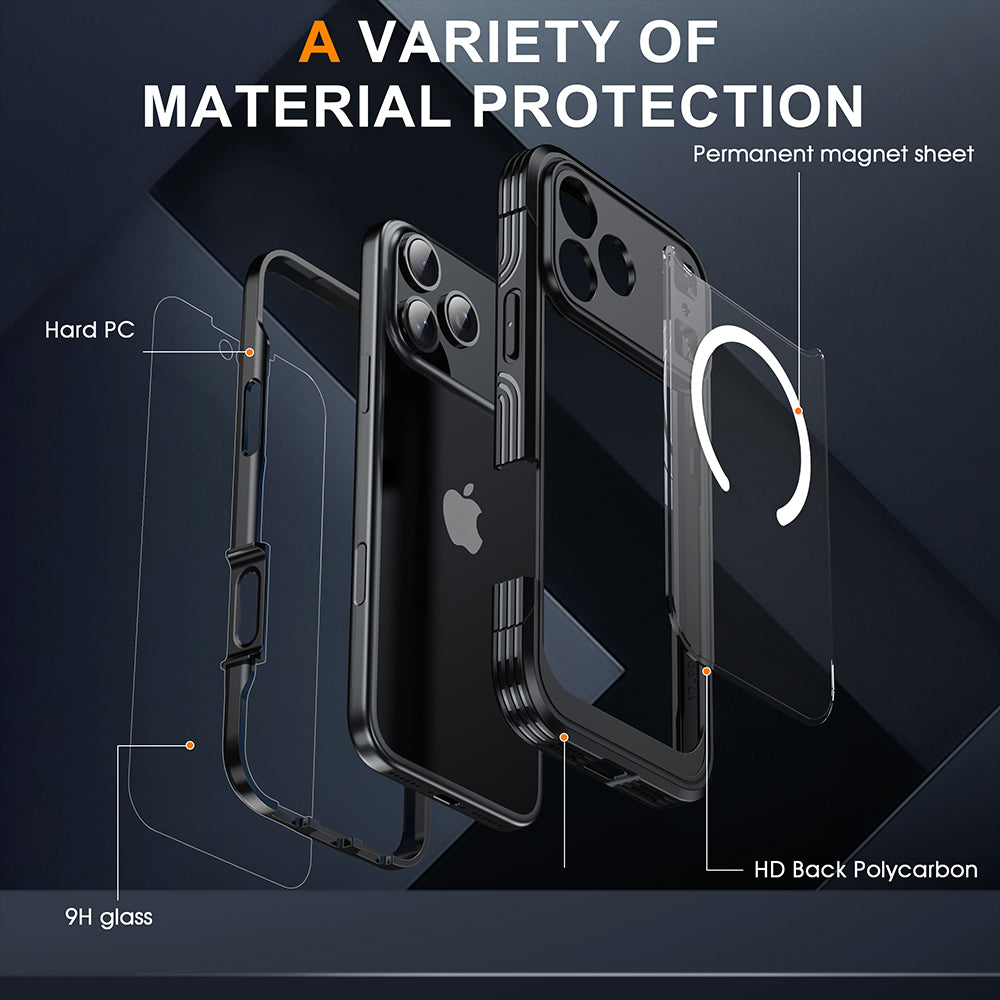 Heavy Duty 360 Magsafe Compatible Case for iPhone 17 Pro