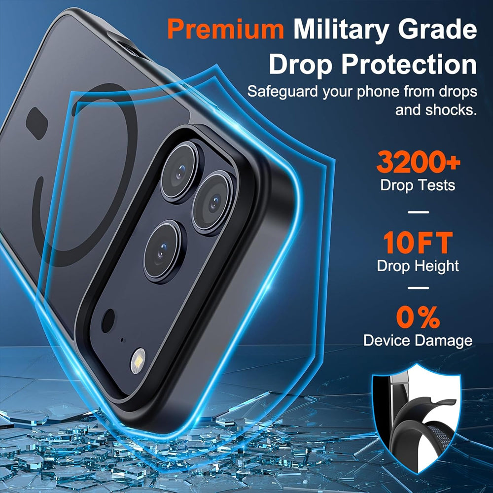 Matte Magsafe Compatible Case for iPhone 17 Pro