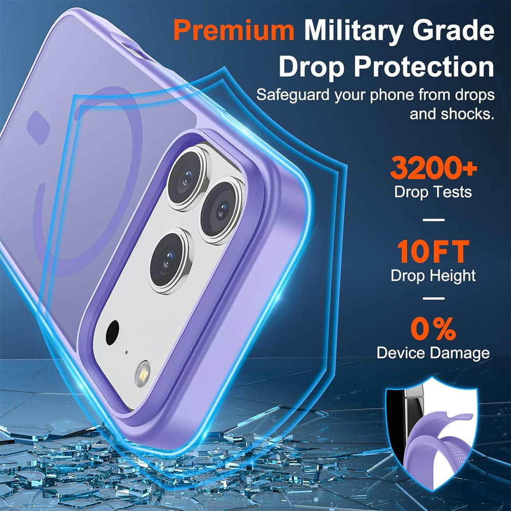 Matte Magsafe Compatible Case for iPhone 17 Pro