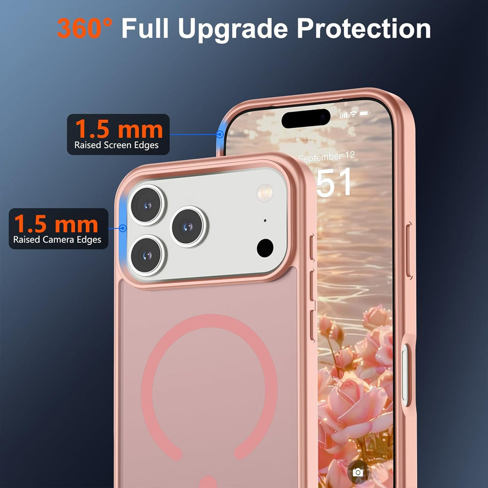 Matte Magsafe Compatible Case for iPhone 17 Pro