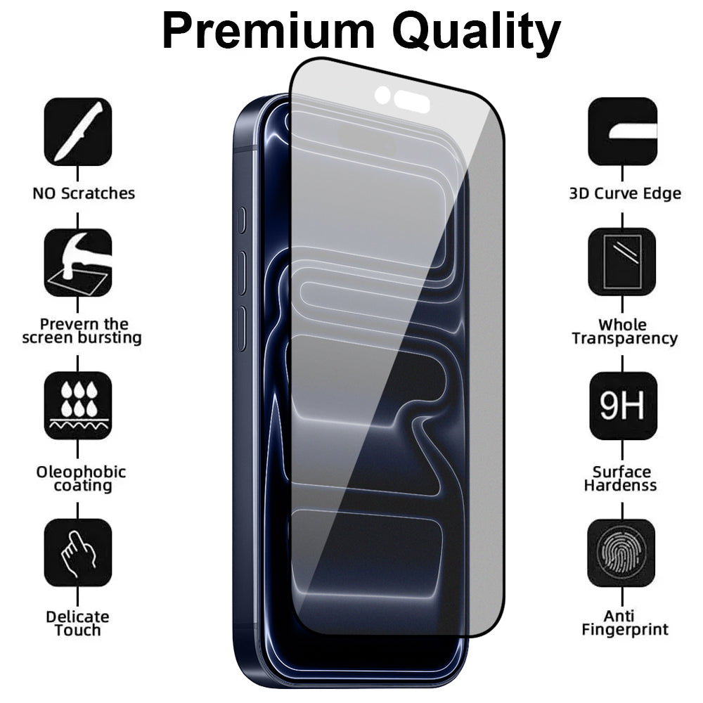 Anti-Glare Matte Glass Screen Protector for iPhone 17 Pro Max