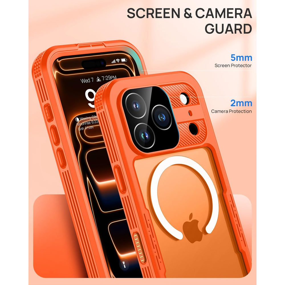 Redpepper Neon Waterproof Magsafe Compatible Case for iPhone 17 Pro