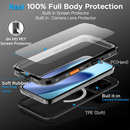 Redpepper Waterproof Magsafe Compatible Case for iPhone 17 Pro