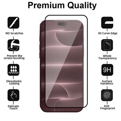Full Cover Glass Screen Protector for iPhone 18 Pro