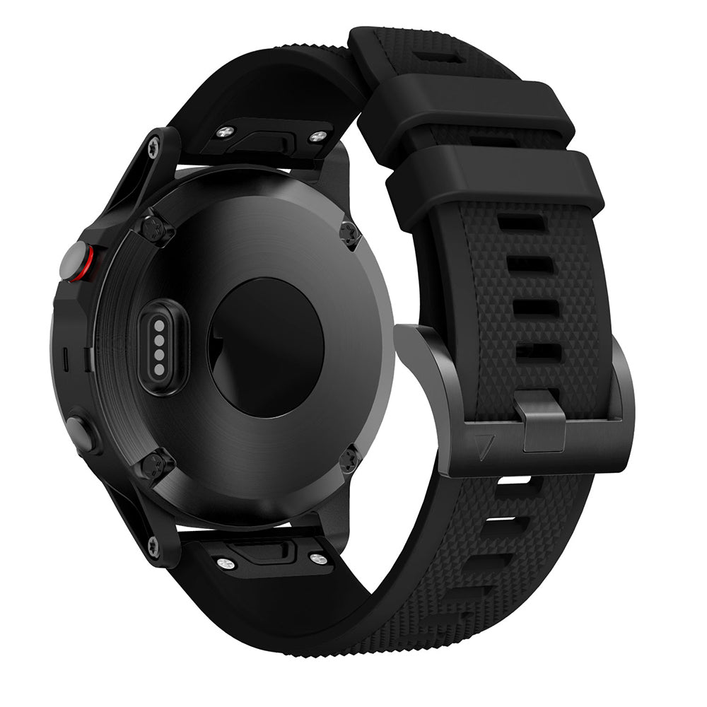 QuickFit 22mm Rubber Strap for Garmin Fenix 8 / E (47mm)