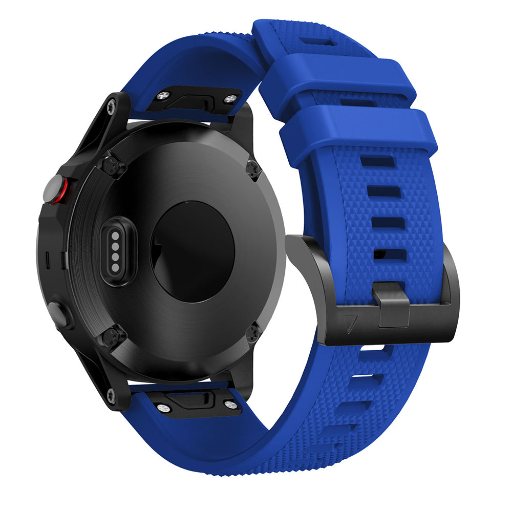 QuickFit 22mm Rubber Strap for Garmin Fenix 8 / E (47mm)