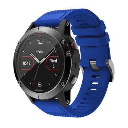 QuickFit 22mm Rubber Strap for Garmin Fenix 8 / E (47mm)