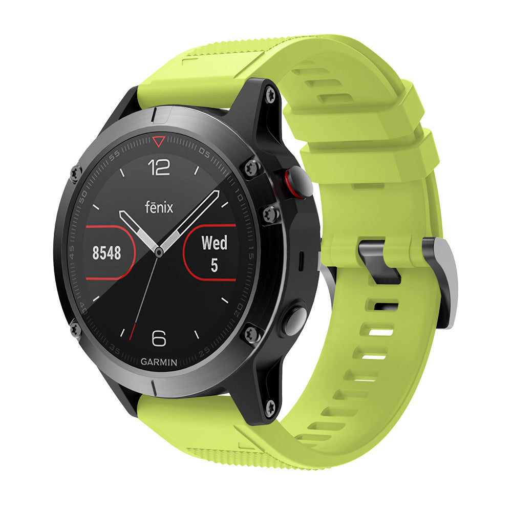 QuickFit 22mm Rubber Strap for Garmin Fenix 8 / E (47mm)