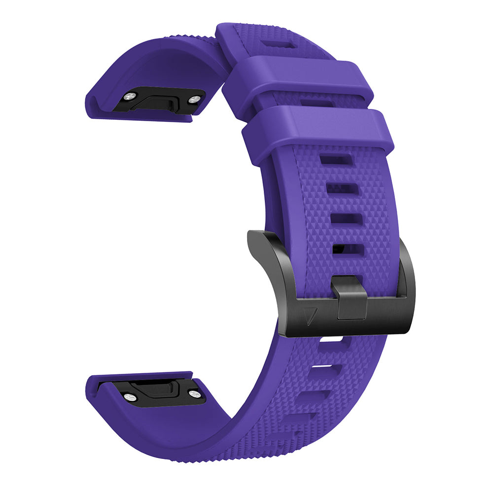 QuickFit 22mm Rubber Strap for Garmin Fenix 8 / E (47mm)