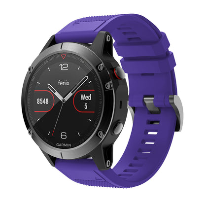 QuickFit 22mm Rubber Strap for Garmin Fenix 8 / E (47mm)