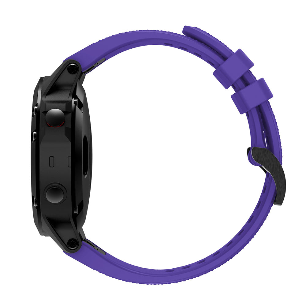 QuickFit 22mm Rubber Strap for Garmin Fenix 8 / E (47mm)