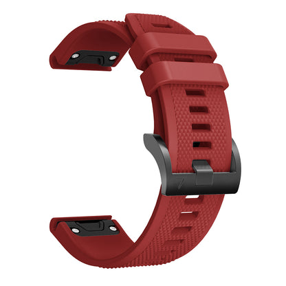 QuickFit 22mm Rubber Strap for Garmin Fenix 8 / E (47mm)