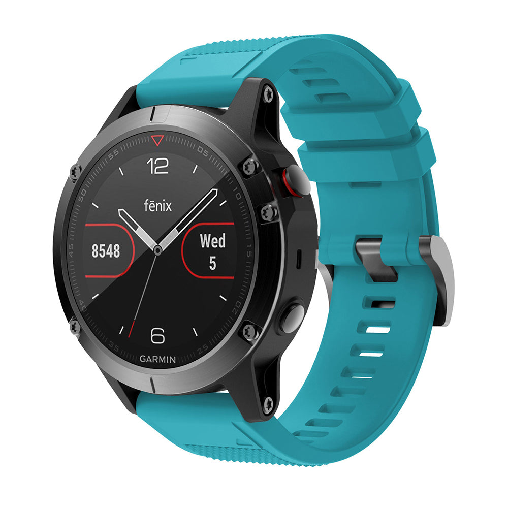 QuickFit 22mm Rubber Strap for Garmin Fenix 8 / E (47mm)
