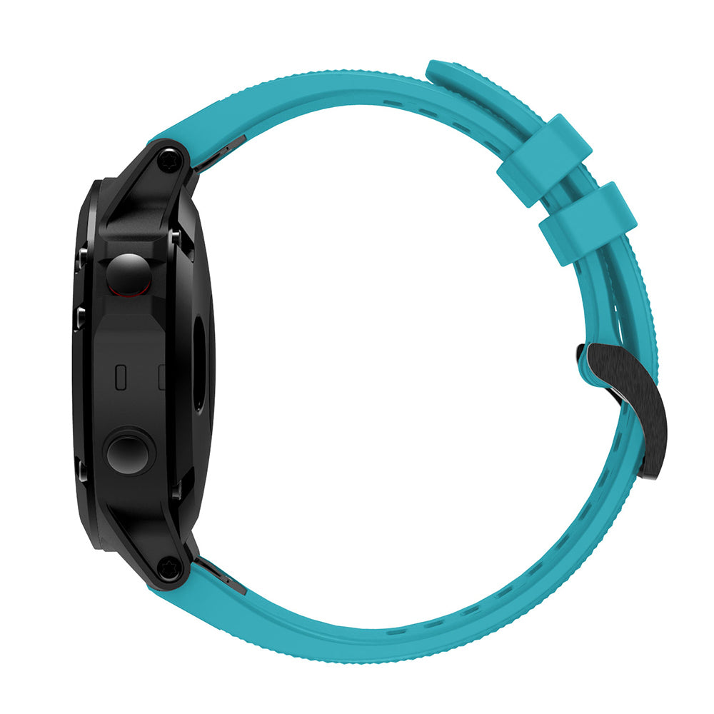 QuickFit 22mm Rubber Strap for Garmin Fenix 8 / E (47mm)