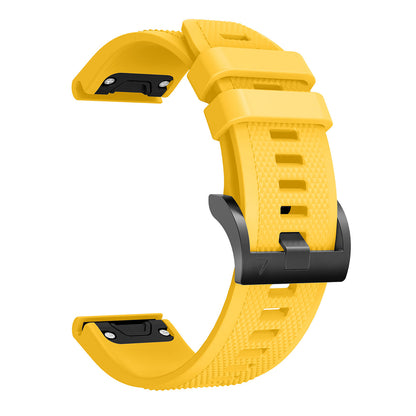 QuickFit 22mm Rubber Strap for Garmin Fenix 8 / E (47mm)