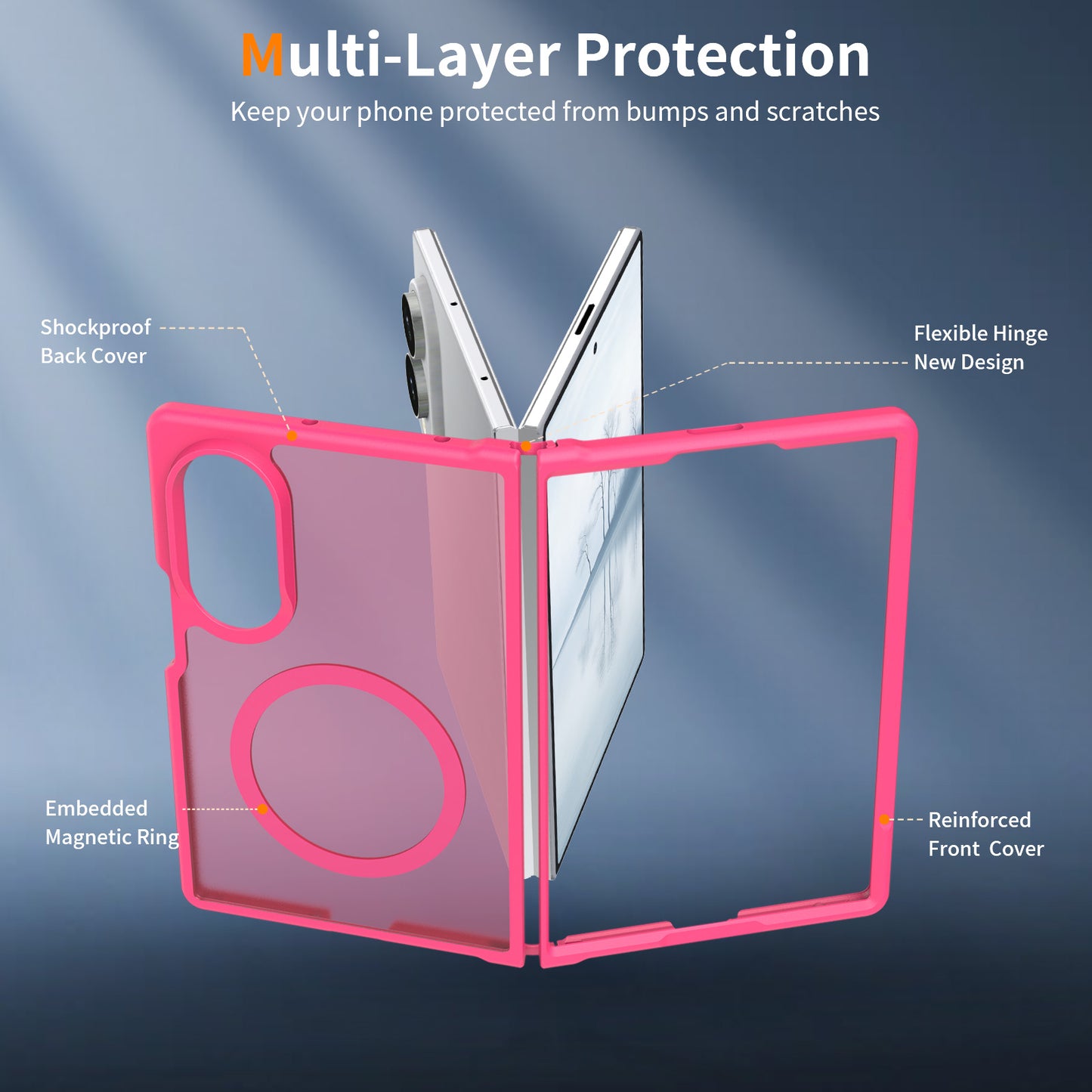 Magsafe Compatible Matte Case for Samsung Galaxy Z Fold 8