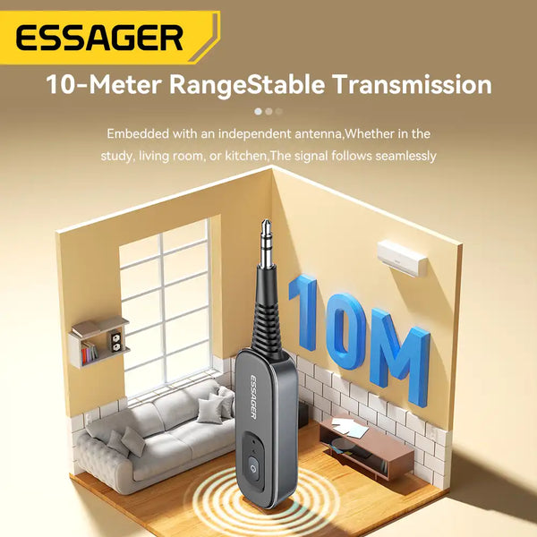 Bluetooth Transmitter / Receiver Audio Adapter - Essager