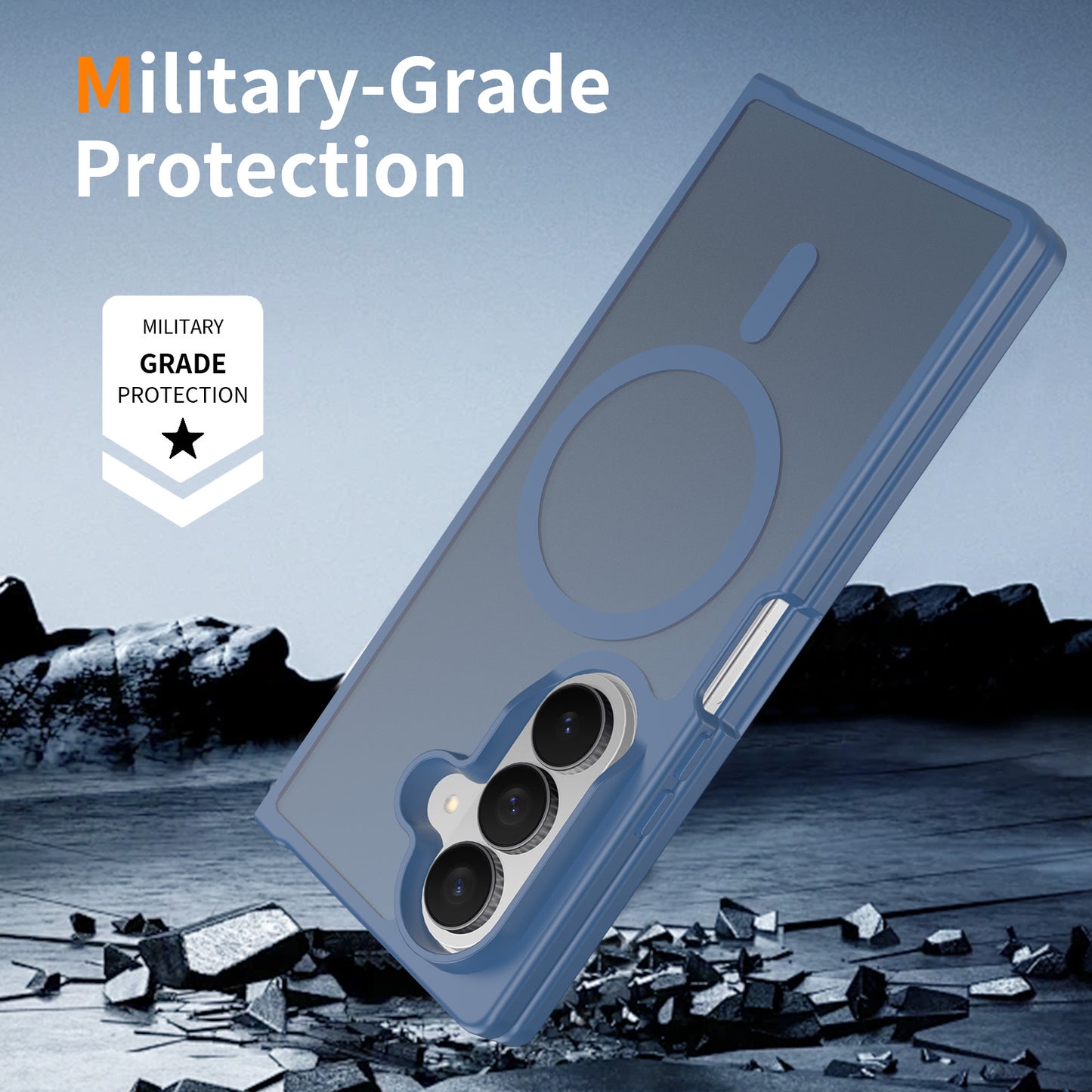 Magsafe Compatible Matte Case for Samsung Galaxy Z Fold 8 Ultra