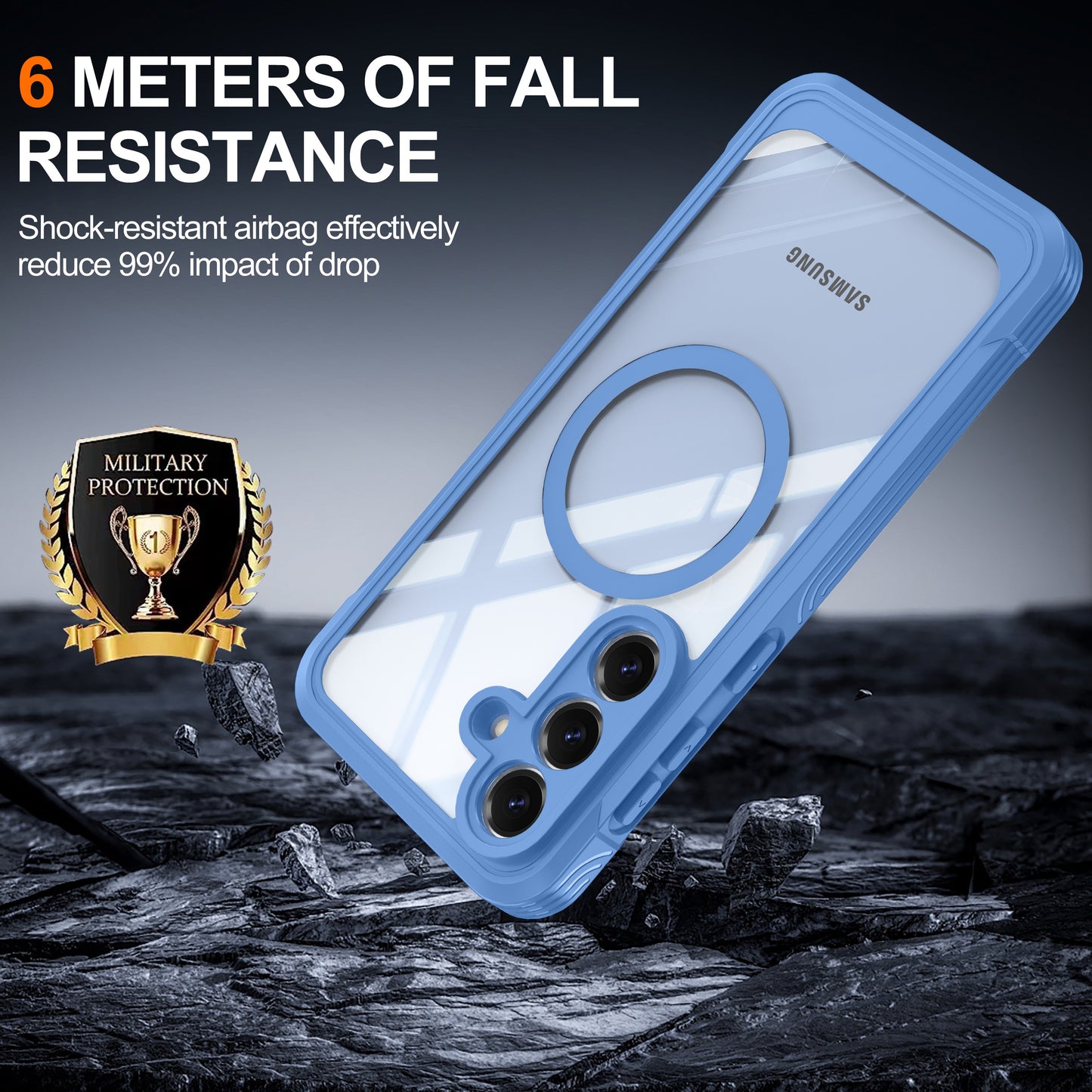 Heavy Duty 360 Protection Case for Samsung Galaxy S26 FE