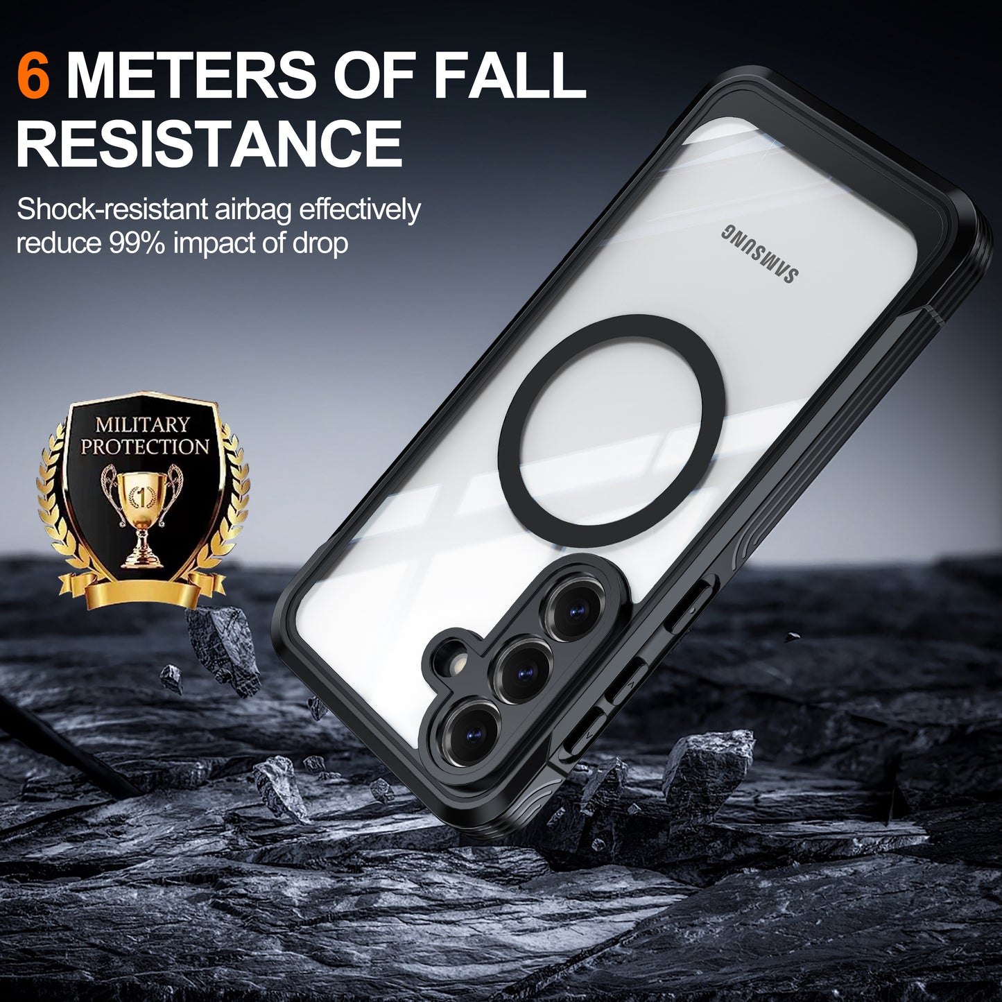 Heavy Duty 360 Protection Case for Samsung Galaxy S26 FE