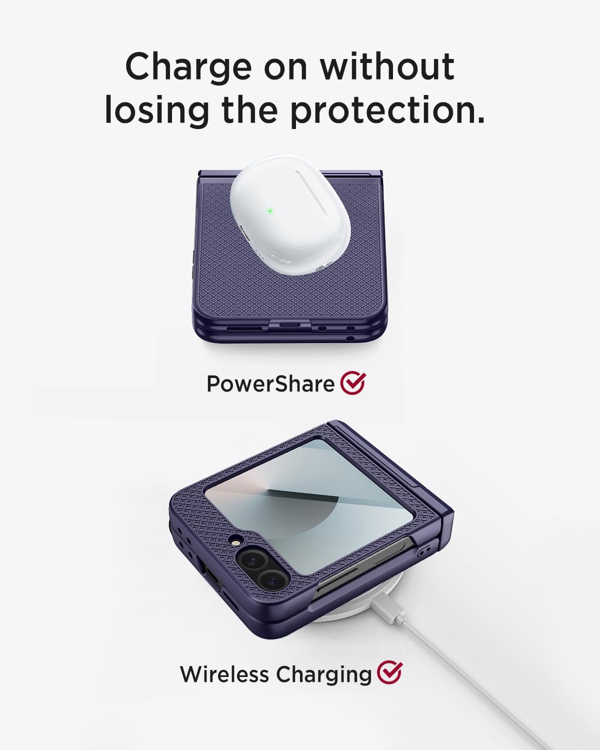 360 Protection Case for Samsung Galaxy Z Flip 7 FE
