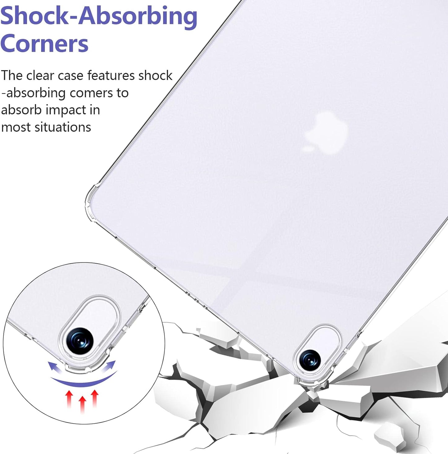 Clear TPU Gel Case for iPad Air 5th Gen 10.9" (2022)