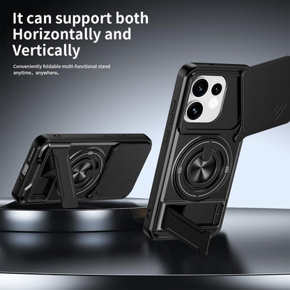 Magsafe Compatible Tough Ring Stand Case for Oppo Reno 16 Pro