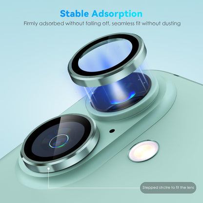 Camera Lens Protector Alloy Frame for iPhone 16 Plus