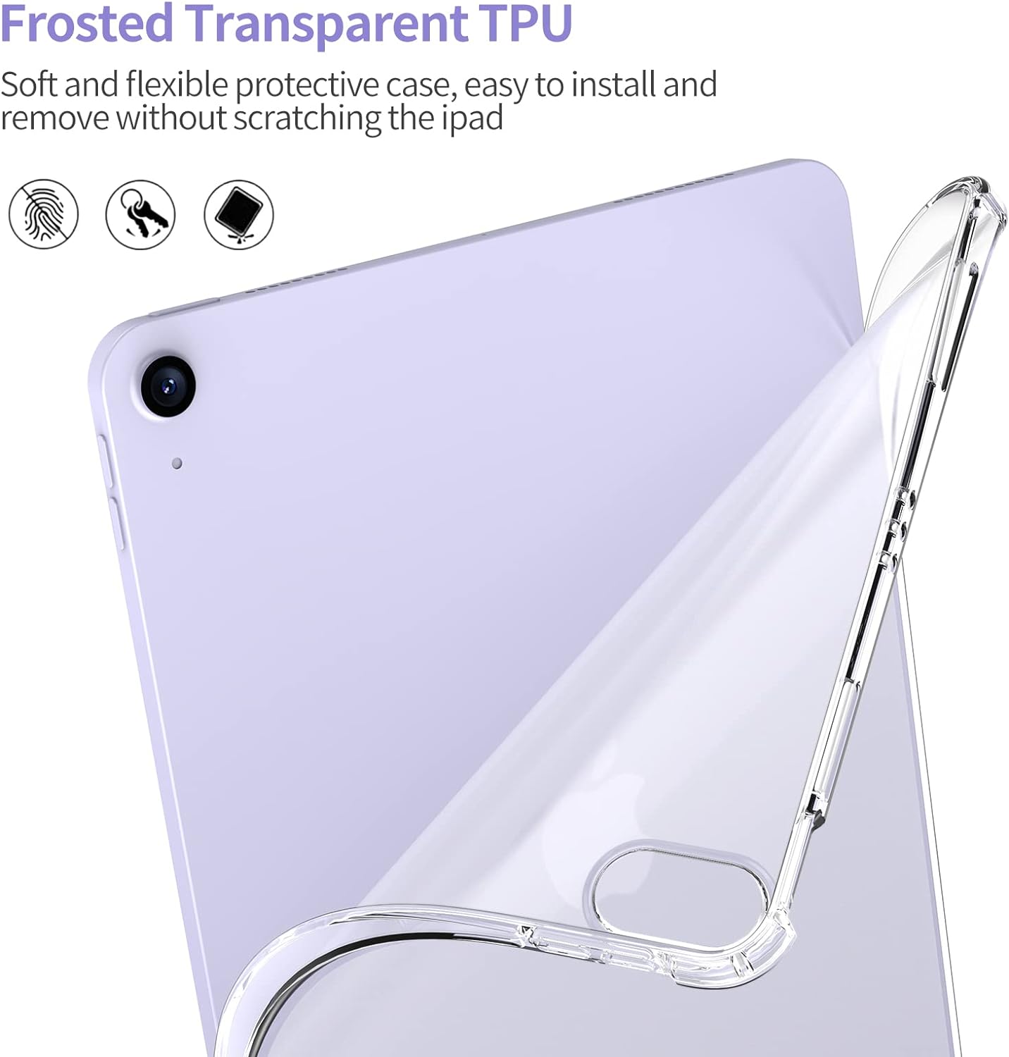 Clear TPU Gel Case for iPad Air 5th Gen 10.9" (2022)