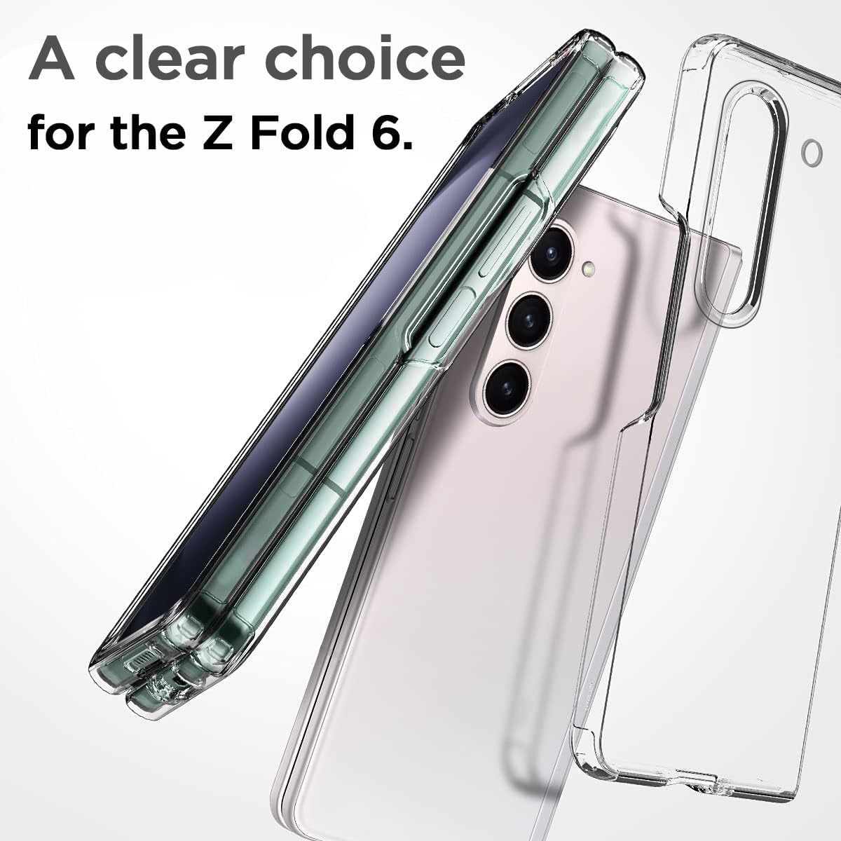 Clear Thin Minimal Case for Samsung Galaxy Z Fold 6