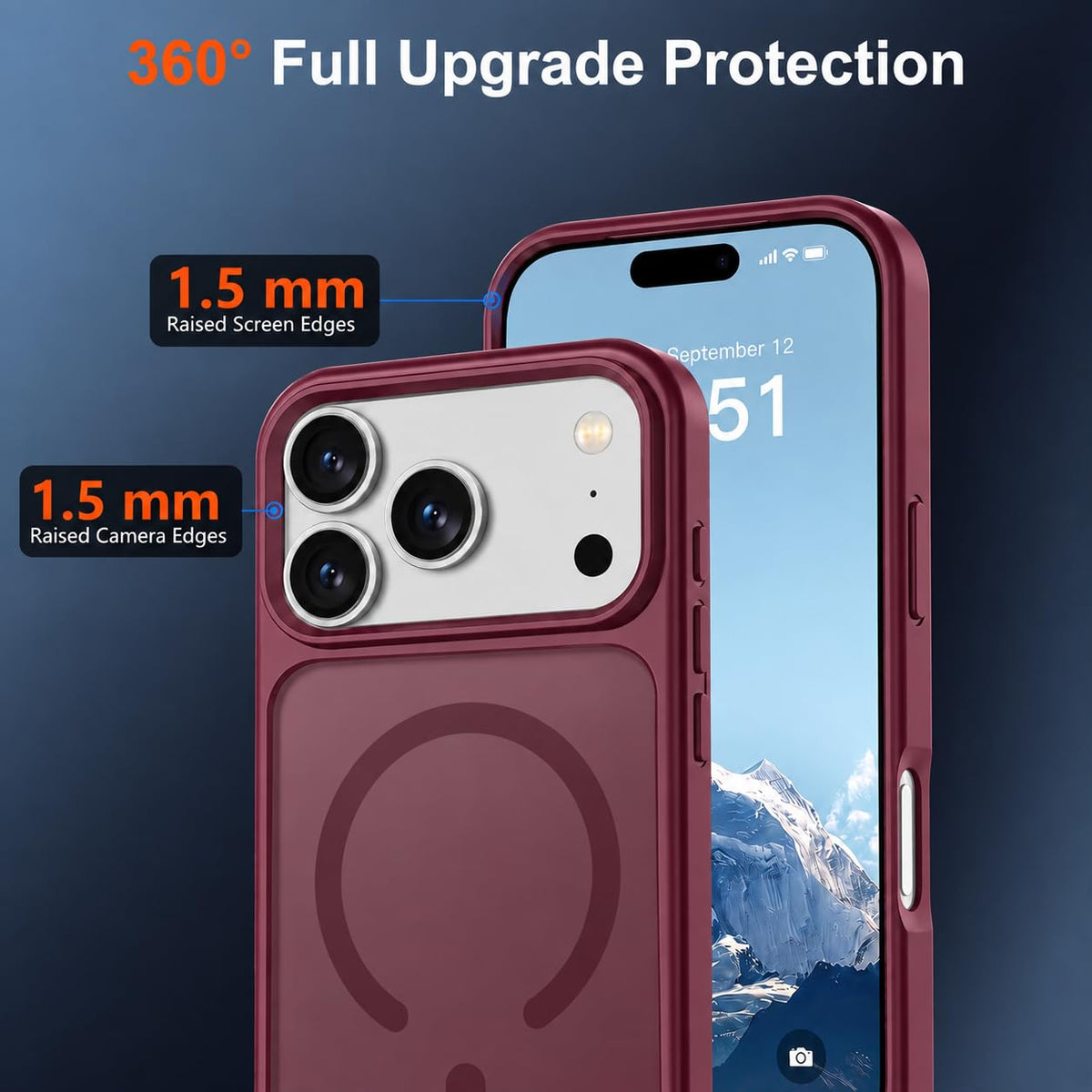 Matte Magsafe Compatible Case for iPhone 18 Pro Max