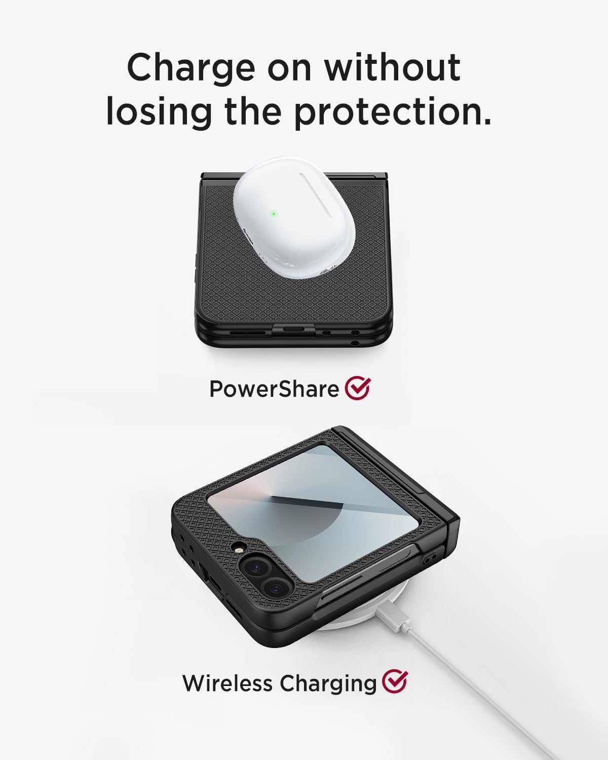 360 Protection Case for Samsung Galaxy Z Flip 7 FE
