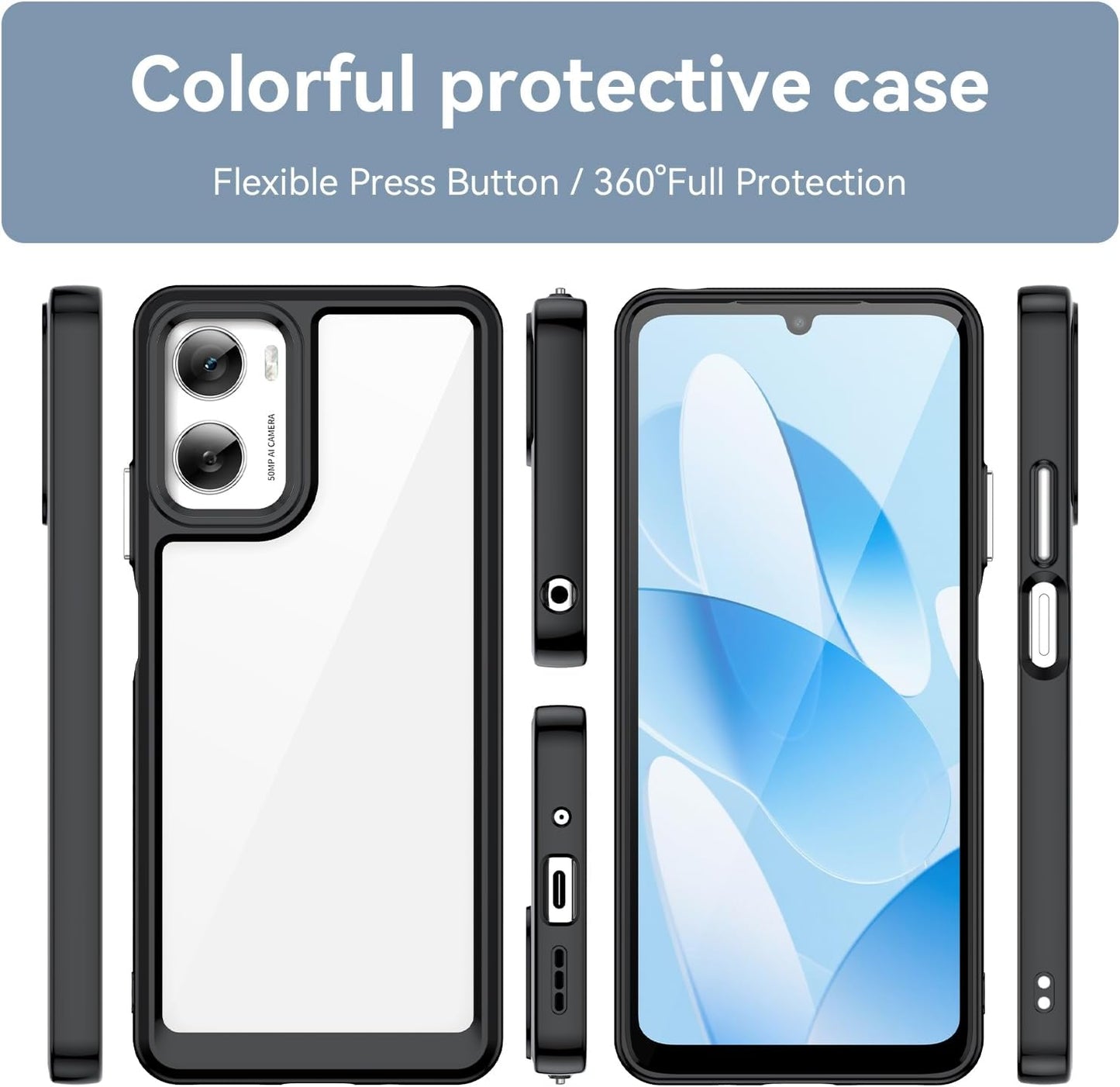 Transparent Clear Case for Motorola Moto G06