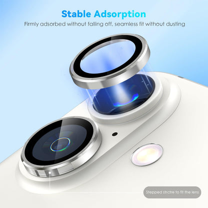 Camera Lens Protector Alloy Frame for iPhone 16 Plus