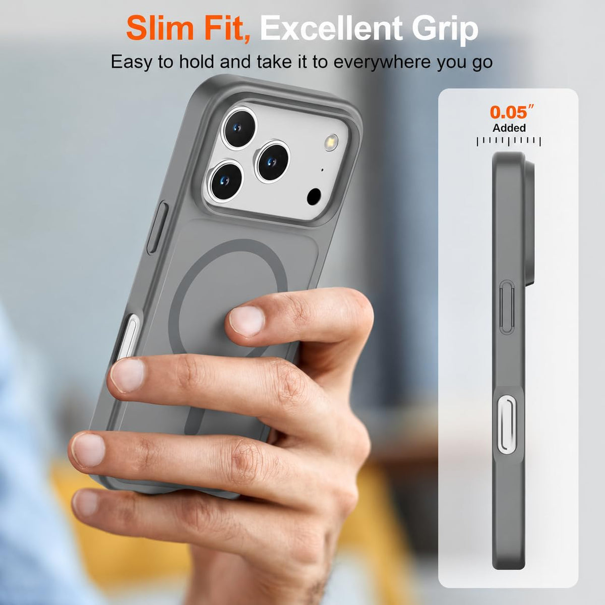 Matte Magsafe Compatible Case for iPhone 18 Pro