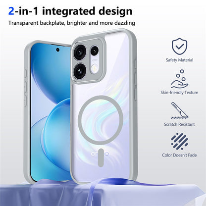 Magsafe Transparent Clear Case for Oppo Reno16 Pro 5G