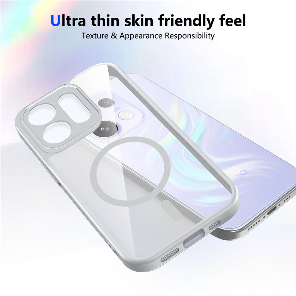 Magsafe Transparent Clear Case for Oppo Reno16 Pro 5G