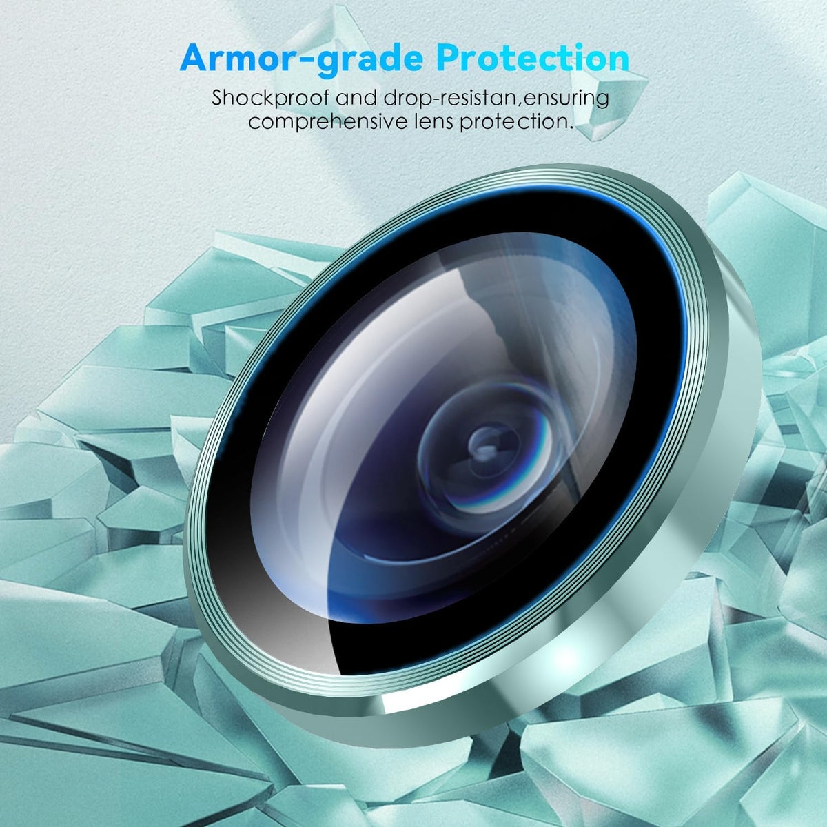 Camera Lens Protector Alloy Frame for iPhone 16 Plus