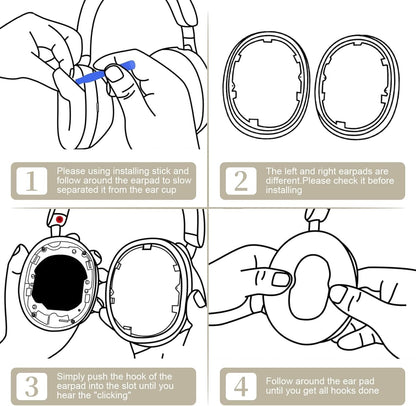 Earphone Pad Replacements for Sony WH-1000XM5