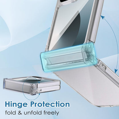 Hinge Protection Case for Samsung Galaxy Z Flip 6 - Clear